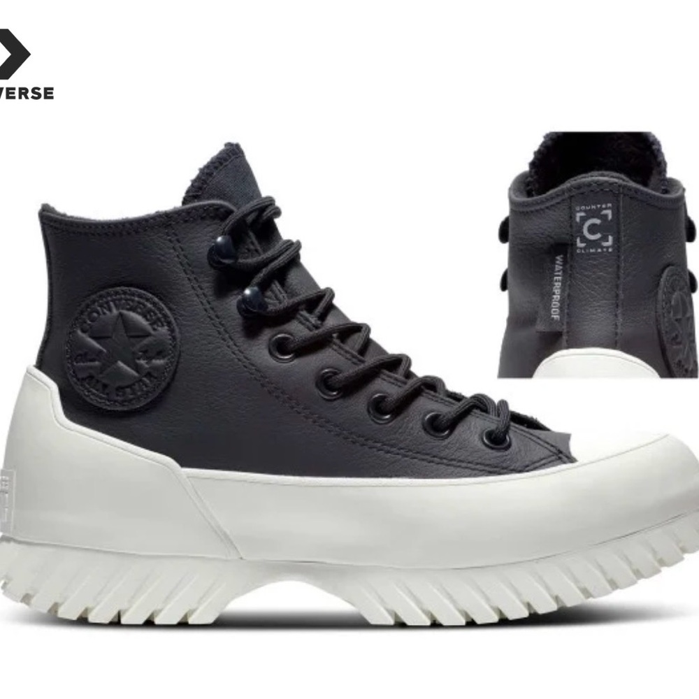 NWOB New CONVERSE WOMEN'S CHUCK TAYLOR ALL STAR LUGGED WINTER 2.0 HIGH TOP SHOES